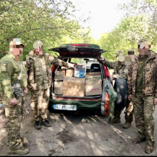 Фотозвіт отриманої допомоги від хлопців ЗСУ