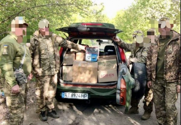 Фотозвіт отриманої допомоги від хлопців ЗСУ