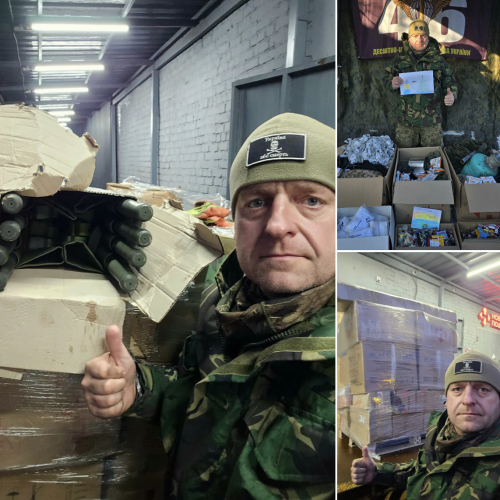 Передали допомогу 46 десантно-штурмовій бригаді Передали допомогу 46 десантно-штурмовій бригаді