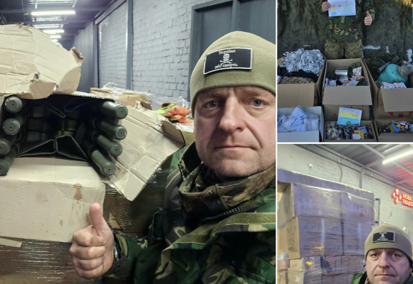 Передали допомогу 46 десантно-штурмовій бригаді Передали допомогу 46 десантно-штурмовій бригаді