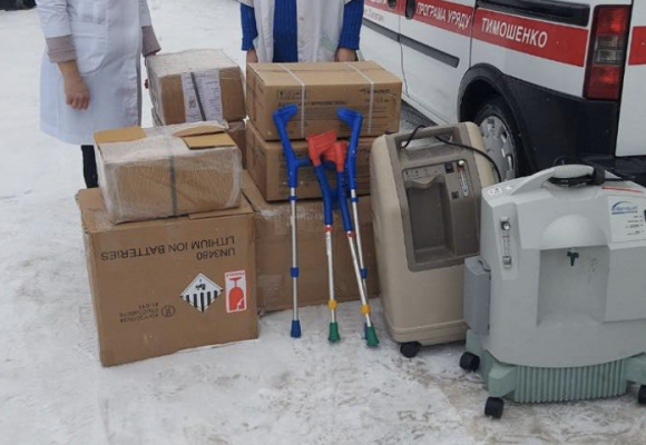 Передали допомогу Солотвинській районній лікарні Передали допомогу Солотвинській районній лікарні