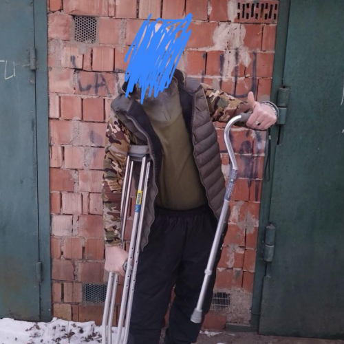 Допомога ЗСУ — передали костилі Допомога ЗСУ — передали костилі