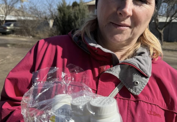 Наша посилка з вітамінами успішно дісталася під Харків. Наша посилка з вітамінами успішно дісталася під Харків.