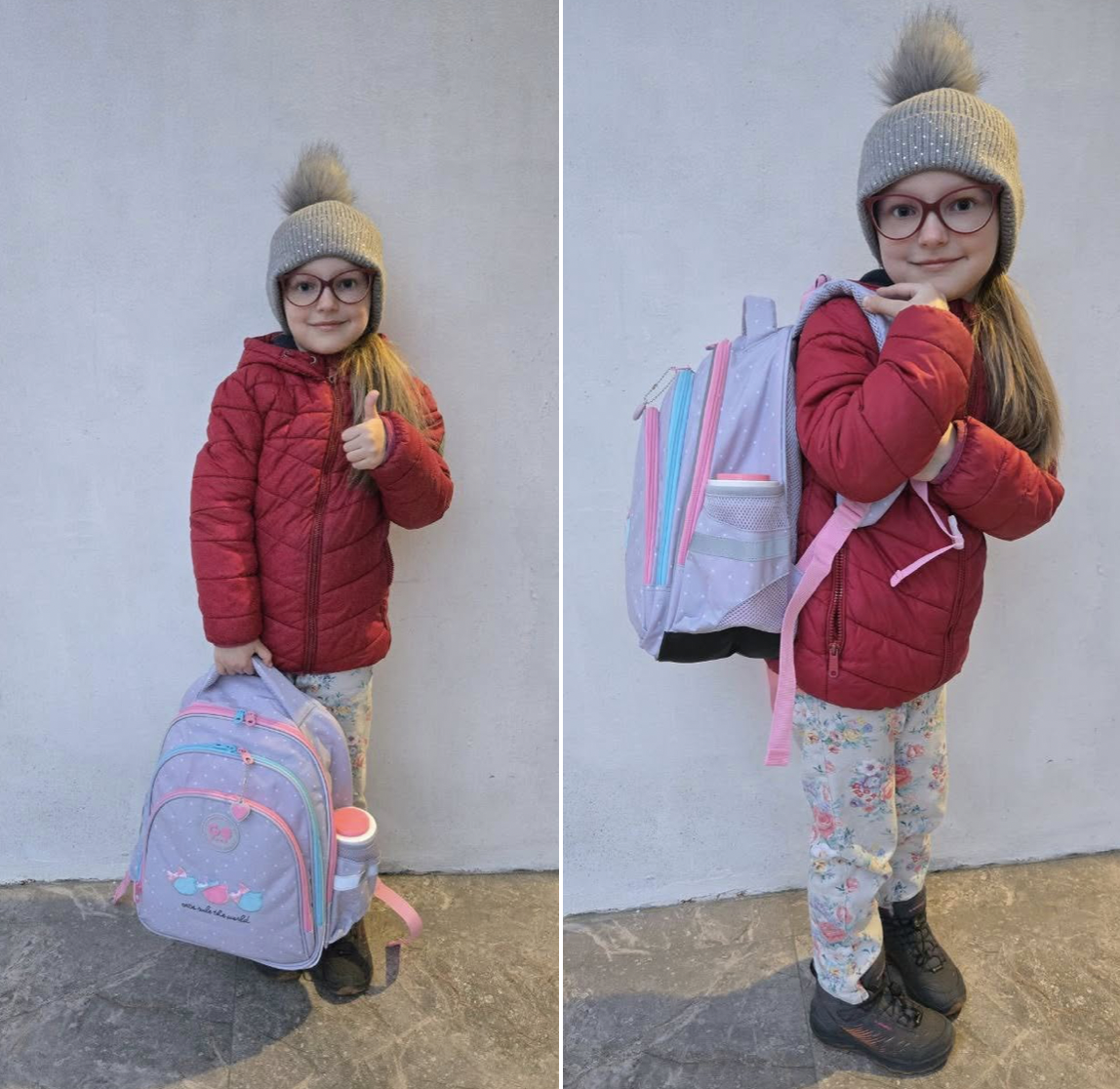 Видаємо рюкзаки з канцтоварами діткам Видаємо рюкзаки з канцтоварами діткам