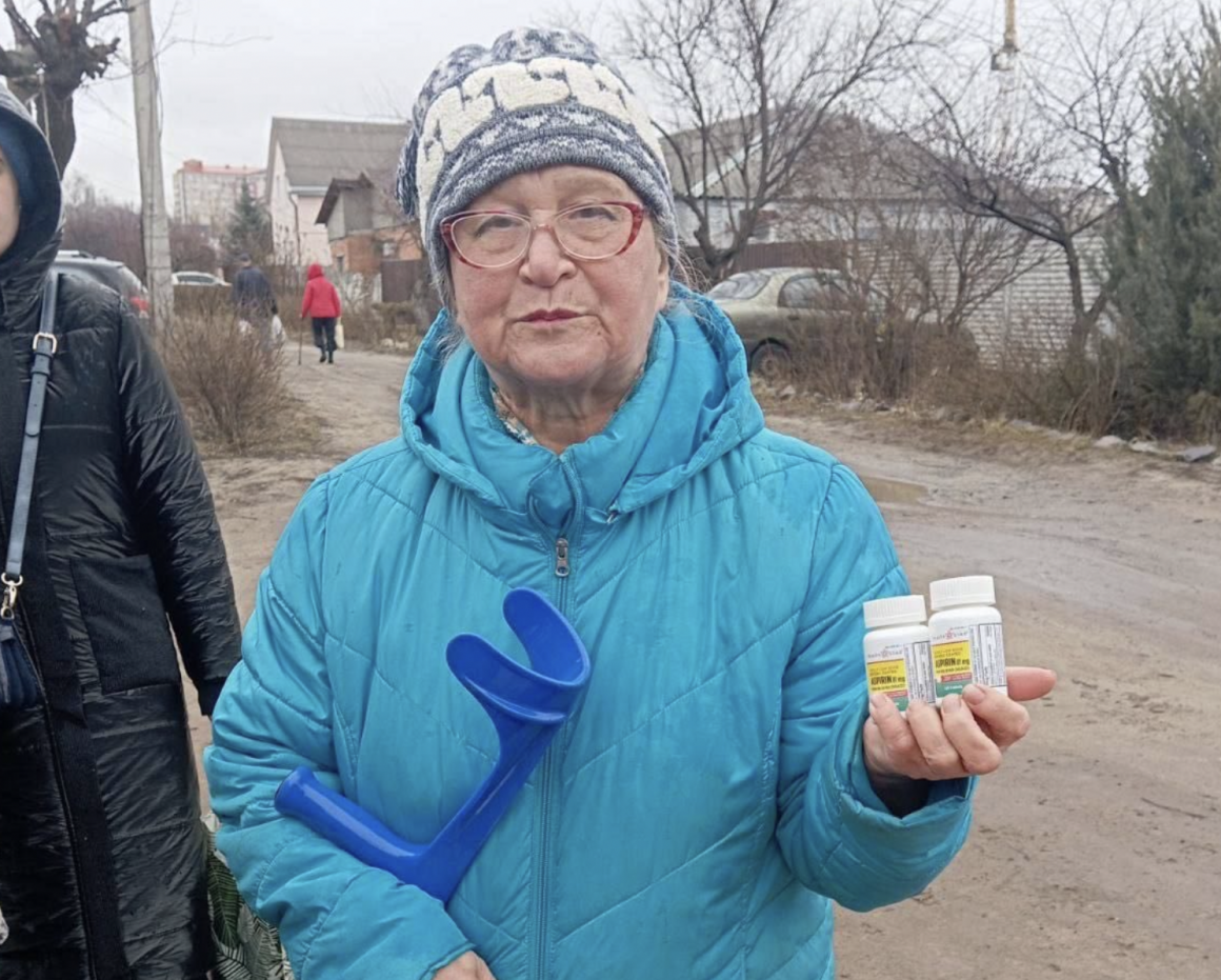 Передали вітаміни для потребуючих осіб Передали вітаміни для потребуючих осіб