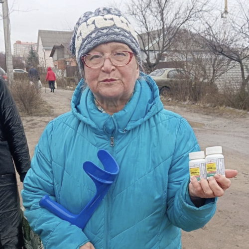 Передали вітаміни для потребуючих осіб Передали вітаміни для потребуючих осіб