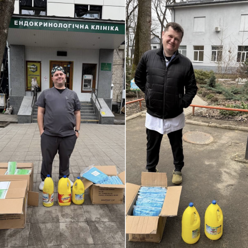 Передали медичну допомогу для ендокринологічної клініки Передали медичну допомогу для ендокринологічної клініки