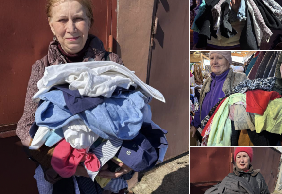 Передали одяг потребуючим особам Харківщини Передали одяг потребуючим особам Харківщини