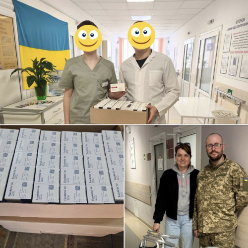 Передали таблетки та ходунці до госпіталю (Суми) Передали таблетки та ходунці до госпіталю (Суми)