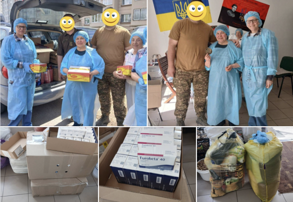 Разом із Іра Стратіла передали допомогу для ЗСУ Разом із Іра Стратіла передали допомогу для ЗСУ